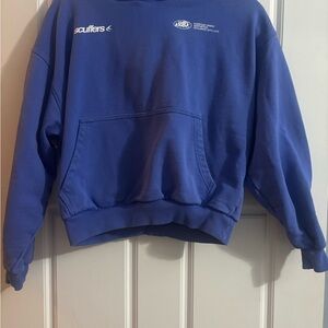 Scuffers Blue Hoodie with Front Pocket